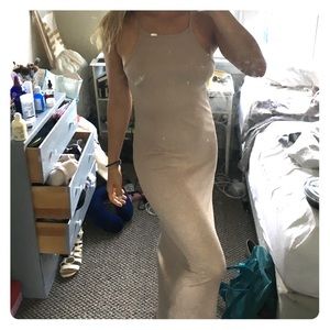 Gold Goddess Maxi Dress